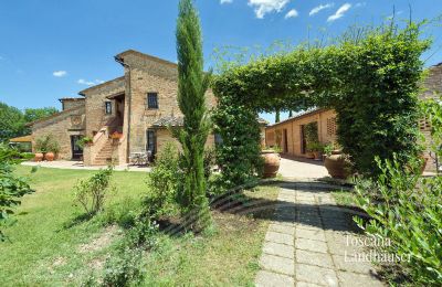Landhaus kaufen Asciano, Toskana:  RIF 2992 Weg zu Gebäuden