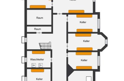 Schloss kaufen Fays, Wallonien, Kellergeschoss