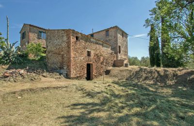 Bauernhaus kaufen Asciano, Toskana:  RIF 2982 Ansicht Rustico