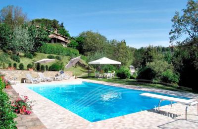 Landhaus kaufen Monte San Savino, Toskana:  RIF 3008 Pool