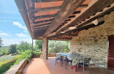 Landhaus kaufen Monte San Savino, Toskana:  RIF 3008 Panormaterrasse