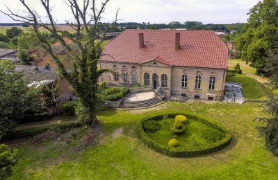 Schloss kaufen Przybysław, Westpommern, Drohnenfoto