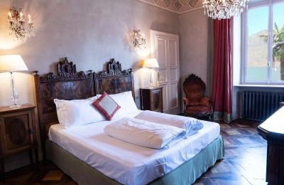 Historische Villa kaufen Cannobio, Piemont:  Schlafzimmer