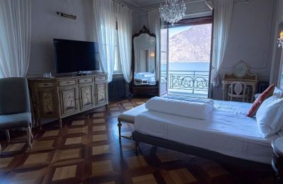 Historische Villa kaufen Cannobio, Piemont:  Schlafzimmer