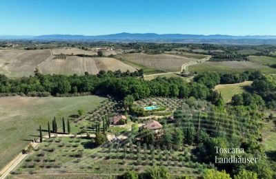 Landhaus kaufen Chianciano Terme, Toskana:  RIF 3061 Vogelperspektive