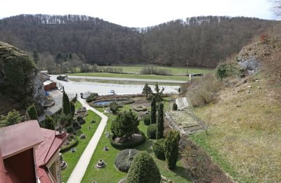 Historische Villa kaufen 72574 Bad Urach, Baden-Württemberg:  Blick auf den Garten