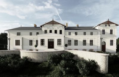 Schloss kaufen Stradzewo, Pałac w Stradzewie, Westpommern, Visualisierung