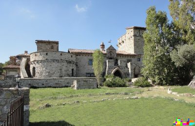 Charakterimmobilien, Burg in Panoramalage bei Todi, Umbrien