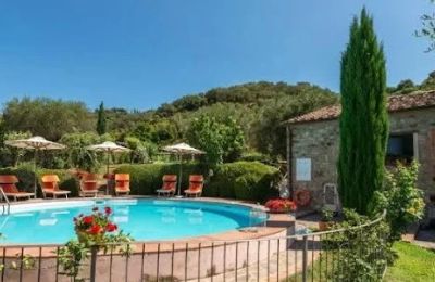 Landhaus kaufen Campagnatico, Toskana:  Pool