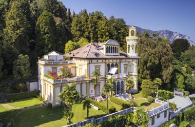 Apartment in historischem Gebäude kaufen Baveno, Villa Barberis, Piemont, Außenansicht