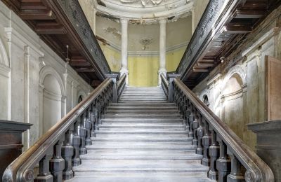 Schloss kaufen Bożków, Palac Wilelma von Magnis 1, Niederschlesien, Treppe