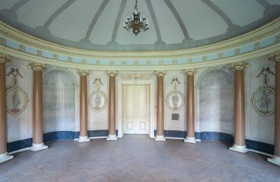 Schloss kaufen Bożków, Palac Wilelma von Magnis 1, Niederschlesien, Ovaler Saal