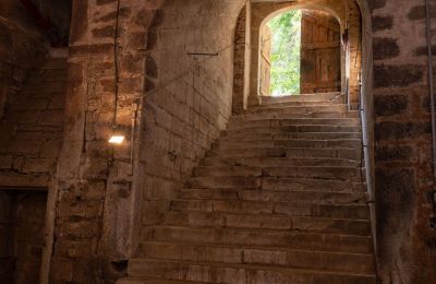 Schloss kaufen Baden-Württemberg, Treppe in Gewölbekeller