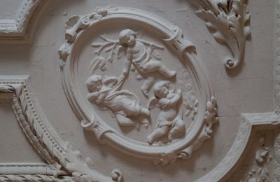 Schloss kaufen Głuchowo, Palac 1, Großpolen, Stuckdecken