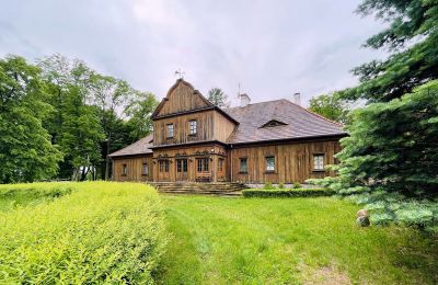 Herrenhaus/Gutshaus kaufen Paplin, Dwór w Paplinie, Masowien:  Rückansicht