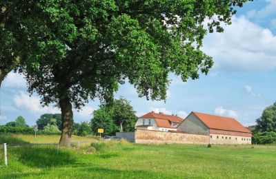 Historische Villa kaufen 16945 Meyenburg, Brandenburg:  Blick von Nordwesten