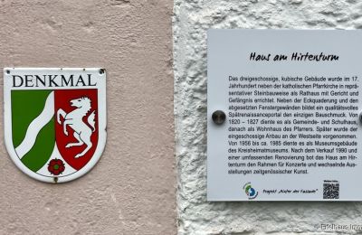 Stadthaus kaufen 53945 Blankenheim, Nordrhein-Westfalen, Beschilderung der Denkmäler in Blankenheim