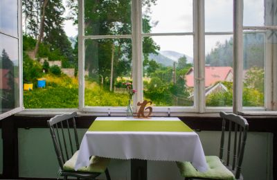 Historische Immobilie kaufen Kowalowa, Niederschlesien, Weranda restauracyjna