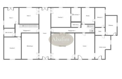 Immobilie Eauze, Grundriss 1