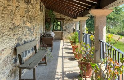 Landhaus kaufen Melide, Cabazás, Galizien, Balcón con vistas