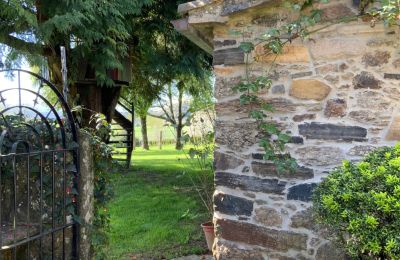 Landhaus kaufen Melide, Cabazás, Galizien, Entrada al jardín