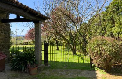 Landhaus kaufen Melide, Cabazás, Galizien, Terraza y jardín