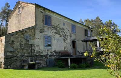 Landhaus kaufen Moeche, Sta Cruz de Moeche, Galizien, Fachada trasera