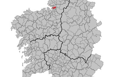 Herrenhaus/Gutshaus kaufen Pontedeume, Calle Real, Galizien, Mapa