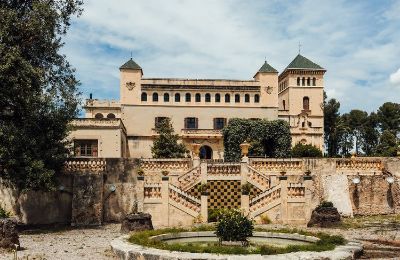 Schloss kaufen Santa Oliva, Katalonien, Garten