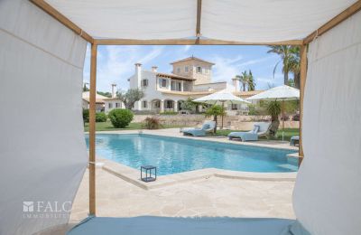 Landhaus kaufen Cas Concos des Cavaller, Balearische Inseln, Überdachte Sonnenterrasse