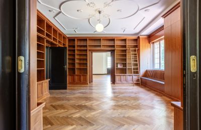 Historische Villa kaufen Charlottenburg-Wilmersdorf, Westend, Berlin, Bibliothek