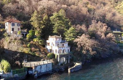 Historische Villa kaufen Laglio, Lombardei, Drohnenfoto