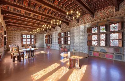 Burg kaufen Pavone Canavese, Piemont, Großer Saal