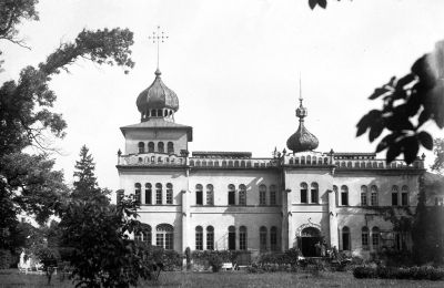 Schloss kaufen Osiek, Pałac w Osieku, Kleinpolen, Historische Ansicht