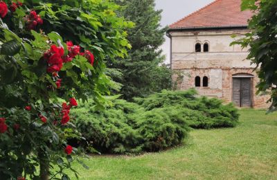 Herrenhaus/Gutshaus kaufen Trnavský kraj, okres Hlohovec, Koplotovce, Frídeský kaštieľ, Region Trnava, Záhrada- sýpka