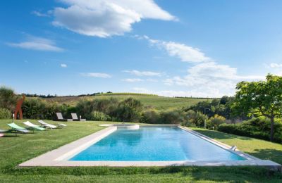 Historische Villa kaufen Torrenieri, Toskana, Pool