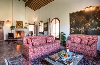Historische Villa kaufen Torrenieri, Toskana, Wohnzimmer