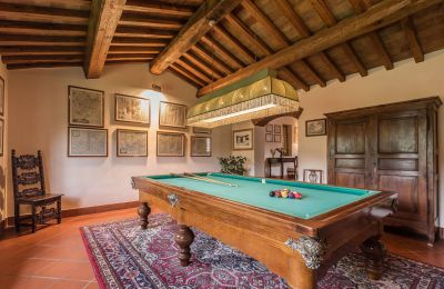 Landhaus kaufen Pistoia, Toskana, Billiardzimmer