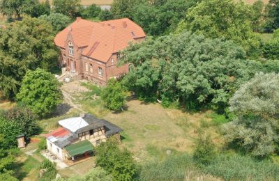 Herrenhaus/Gutshaus kaufen 17139 Malchin, Mecklenburg-Vorpommern, Hausansicht Drohne