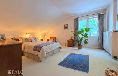 Historische Villa kaufen Bonn, Nordrhein-Westfalen, Schlafzimmer - KI generiert 