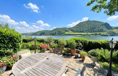 Historische Villa kaufen Bonn, Nordrhein-Westfalen, Terrasse mit Rheinblick