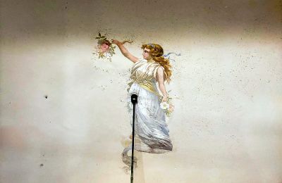 Stadtpalais kaufen Ribera, Roma 37, Sizilien, Affresco su soffitto