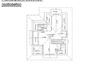 Historische Villa kaufen 28838 Stresa, via Principe di Piemonte, Piemont, Floorplan 2° floor