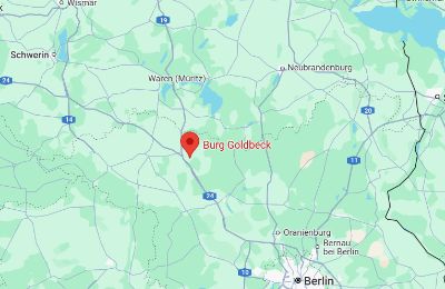 Burg kaufen 16909 Goldbeck, Goldbecker Burgstraße  1, Brandenburg, Lage der Immobilie