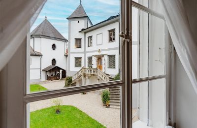 Schloss kaufen 4693 Desselbrunn, Oberösterreich, Verspielte Sichtachsen in den Schlossgarten