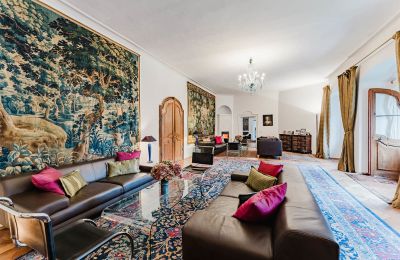 Schloss kaufen 4693 Desselbrunn, Oberösterreich, Der große Salon, ideal für herrschaftliche Empfänge ...