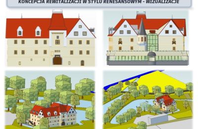 Schloss kaufen Komorowice, Wrocławska 27, Niederschlesien, Visualisierung