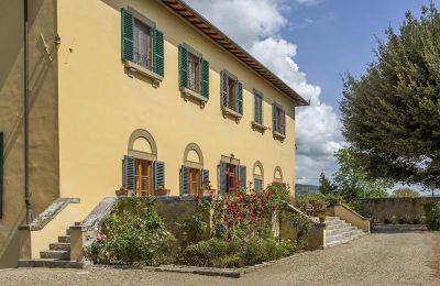 Historische Villa kaufen Bagno a Ripoli, Toskana, Seitenansicht