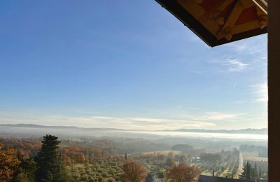 Historische Villa kaufen Loro Ciuffenna, Toskana, Aussicht