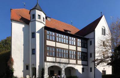 Schloss kaufen 84375 Kirchdorf am Inn, Hofmarkstraße 2, Bayern, SW-Ansicht (Fachwerk aus alten Schlossbalken)